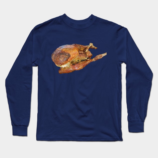 Thanksgiving Turkey Roast Long Sleeve T-Shirt by ellenhenryart